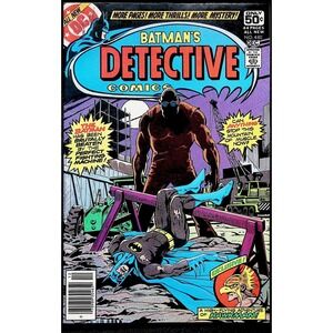 Detective Comics #480 Newsstand 1978 Batman vs Gork Jim Aparo Cover VF